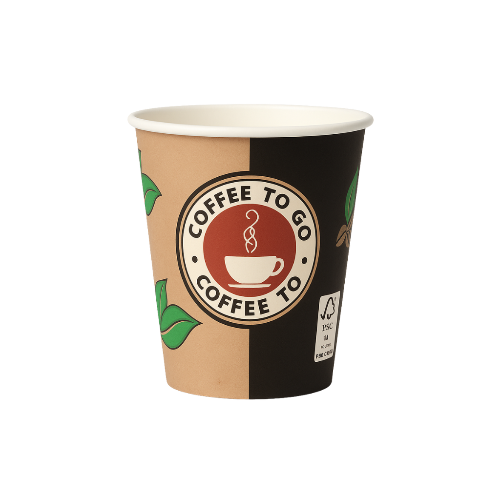 Coffee To Go Becher in verschiedenen Größen 50 Stück | Deckel optional erhältlich