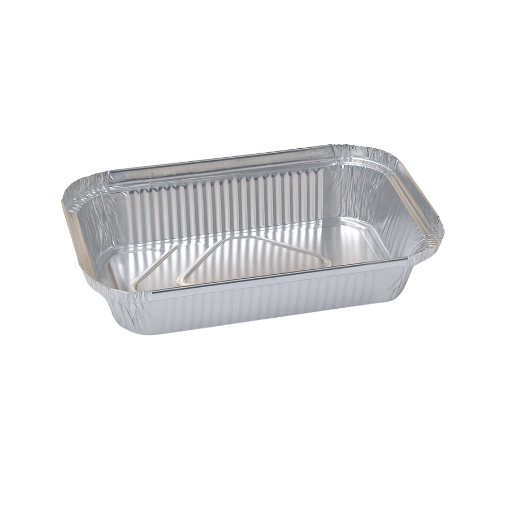 Cuki Aluschale Model 118 Nudelschale/ Auflaufschale/ Lasagneschale/ Flach / Einweg 100 Stück