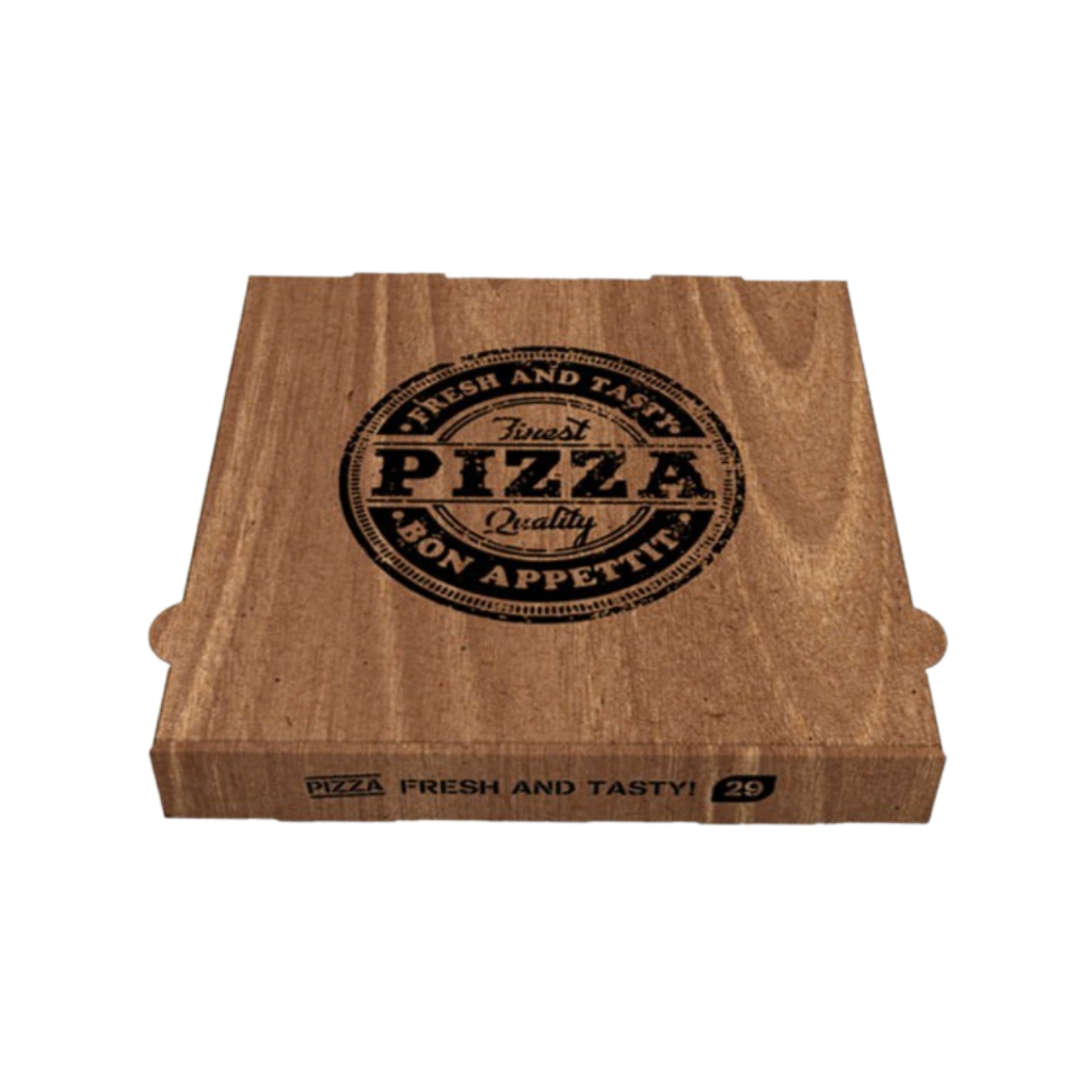Pizzakarton Pizzabox natur braun verschiedene Größen 100 Stück