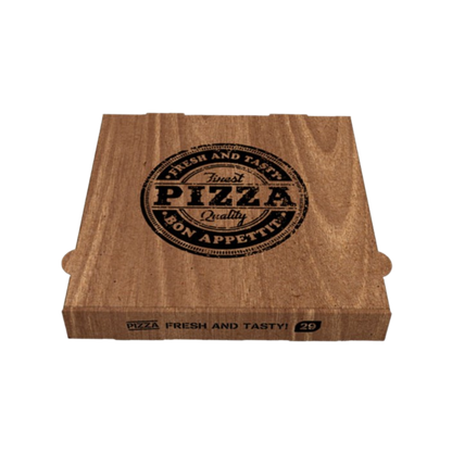 Pizzakarton Pizzabox natur braun verschiedene Größen 100 Stück