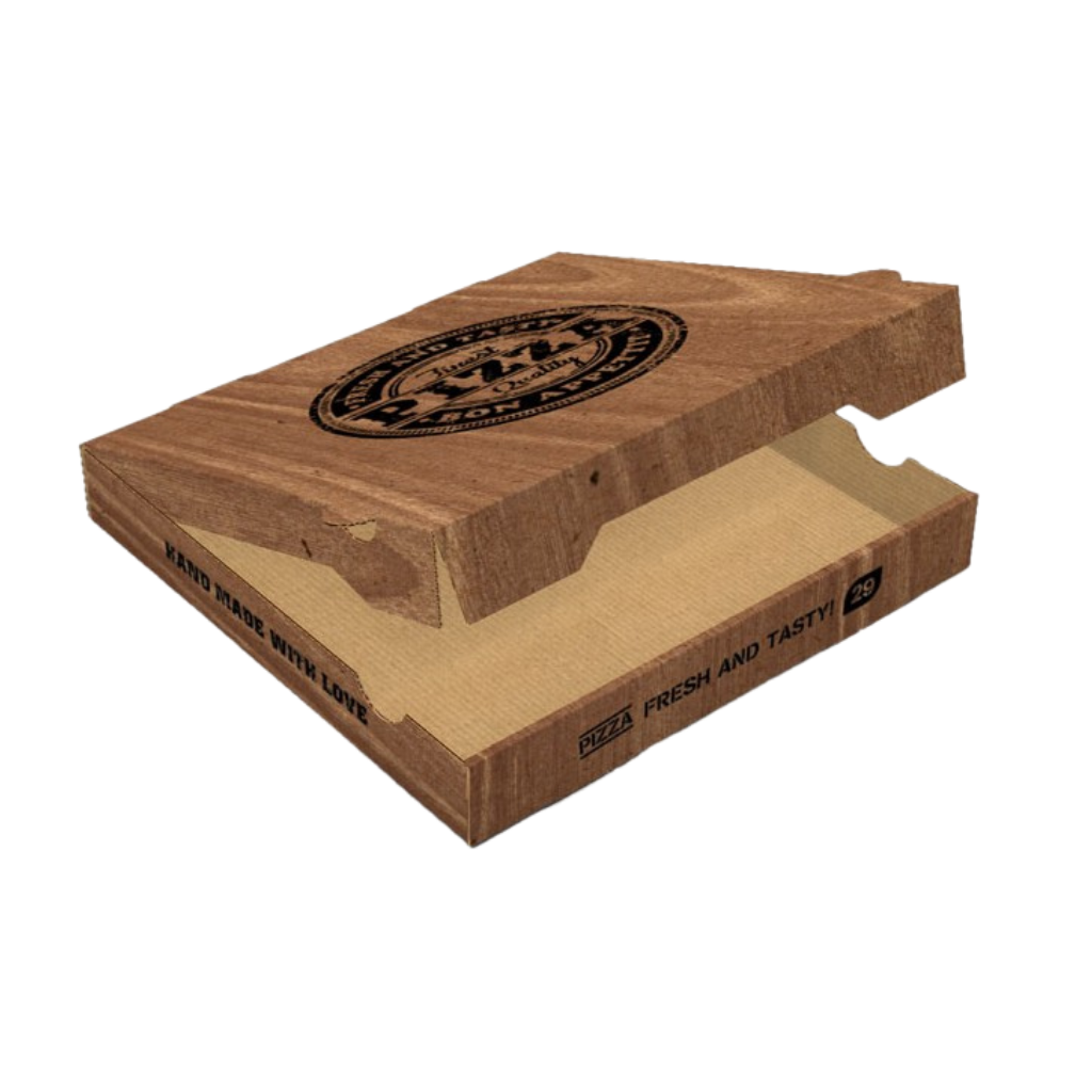 Pizzakarton Pizzabox natur braun verschiedene Größen 100 Stück