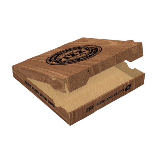 Pizzakarton Pizzabox natur braun verschiedene Größen 100 Stück