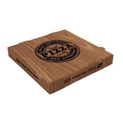 Pizzakarton Pizzabox natur braun verschiedene Größen 100 Stück