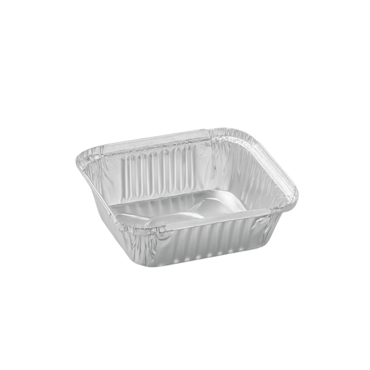 Cuki Aluschale Modell R148L ( 128 ) Nudelschale/ Dessertschale / Lasagneschale/ Einweg klein 100 Stück