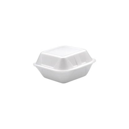 Hamburgerbox klein 100 Stück Weiß 12,5 x 12,5 x 7 cm