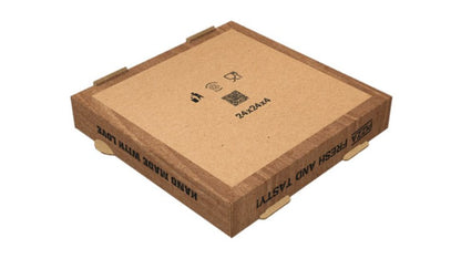 Pizzakarton Pizzabox natur braun verschiedene Größen 100 Stück