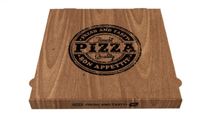 Pizzakarton Pizzabox natur braun verschiedene Größen 50 Stück Familienpizza